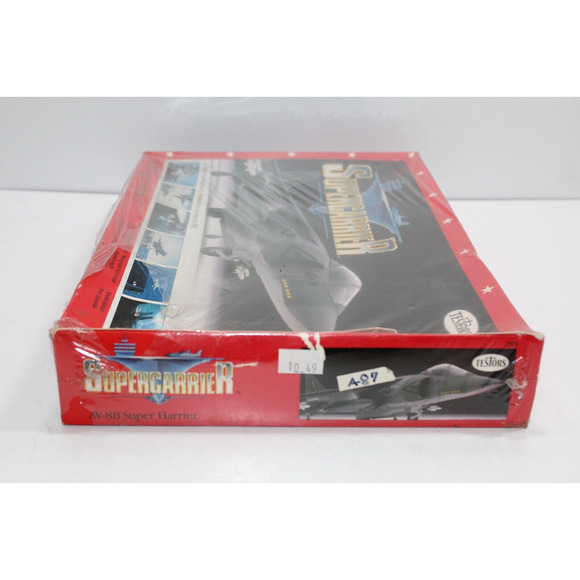 Testors Supercarrier AV-8B Harrier 1/72 Plastic Model Kit 285 New Sealed - Picture 5 of 6